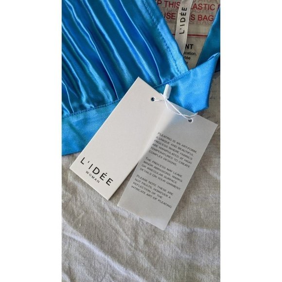 L'idee Renaissance Top Cloud Blue Size 10 BNWT - Picture 8 of 11